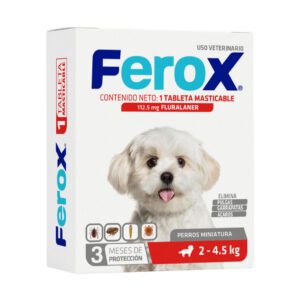 Ferox Tableta Masticable para perros pequeños de 2 - 4.5 kg